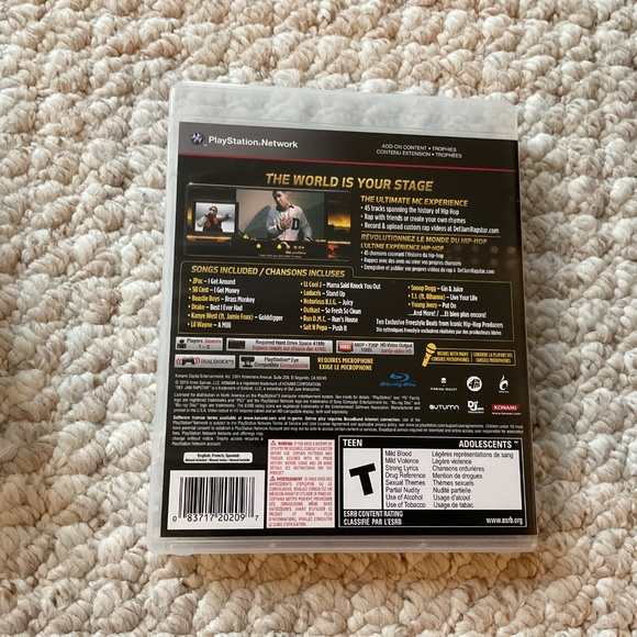 PS3 Def Jam RAPSTAR game and microphone - Picture 5 of 6